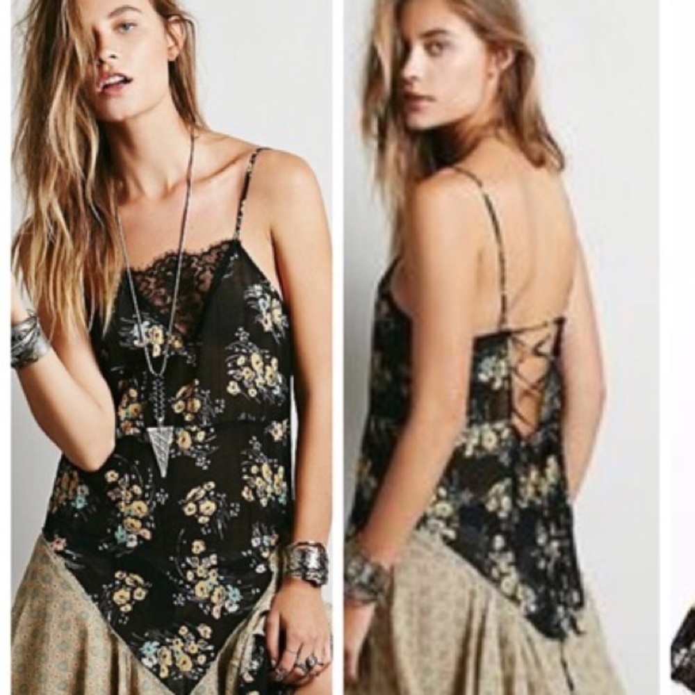 Free People | Floral Slip Dress